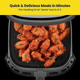 Chefman TurboFry&#174; Touch Air Fryer, XL 8-Qt Family Size, One-Touch Digital C