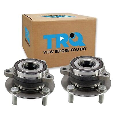 TRQ Front Wheel Hub Bearings Assembly Set Compatible with 2016 Scion iA 2019-...