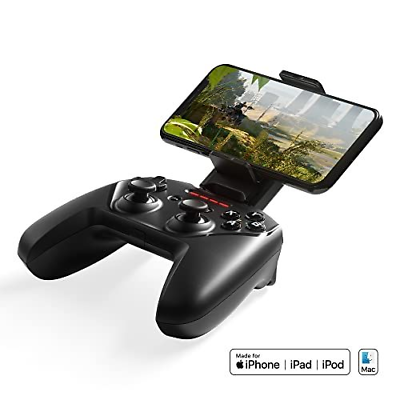 SteelSeries Nimbus+ Bluetooth Mobile Gaming Controller with iPhone Black