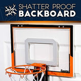 Franklin Sports Mini Basketball Hoop with Rebounder and Ball - Over The Door ...