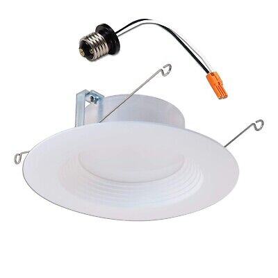 Halo LT 5 inch and 6 inch White Integrated LED Recessed Ceiling Light Retrofi...