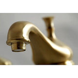 Kingston Brass KS1167PL 8 in. Widespread Bathroom Faucet, Brushed Brass