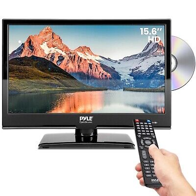 Pyle 15.6 Inch 1080p LED RV Television - Slim Flat Screen Monitor FHD Small T...