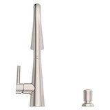 Pfister Barulli Kitchen Faucet with Pull Down Spot Defense Stainless Steel