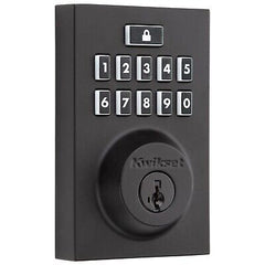 Kwikset 914 Contemporary Keypad SmartCode Electronic Deadbolt Smart Lock feat...