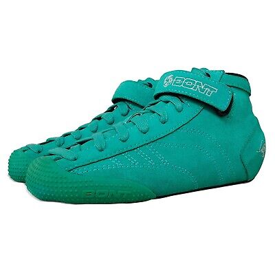 Bont Skates - Prostar Soft Teal Suede Professional Roller Skates with Glow Li...