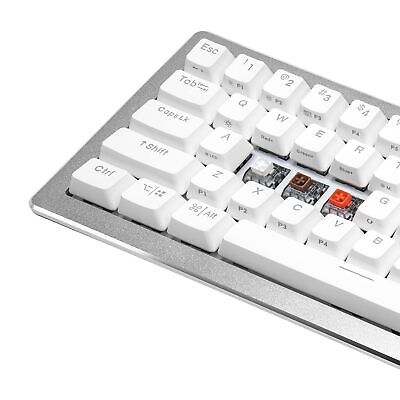 Cooler Master CK720 Hot-Swappable 65% Silver/White Mechanical Gaming Keyboard...