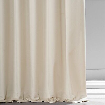 HPD HALF PRICE DRAPES Signature Plush Velvet Blackout Curtains for Bedroom (1...