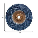 CS UNITEC PLANTEX&#174; Spitfire Premium Zirconia 4 1/2" Dia, 40 Grit, 5/8"-11 A