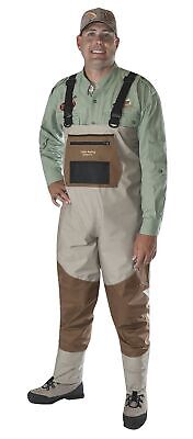 Caddis Men's Attractive 2-Tone Tauped Deluxe Breathable Stocking Foot Wader(D...