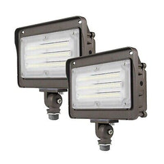 2 Pack LED Flood Light, 5000K Daylight White, 100-277VAC,IP65 Waterproof and ...