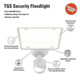 HALO TGS 27-Watt, White, Motion Activated, Outdoor Integrated LED Flood Light...