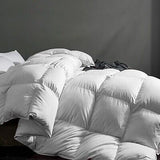 Feather Down Comforter Queen Size, All-Season Duvet Insert Feather and Down C...