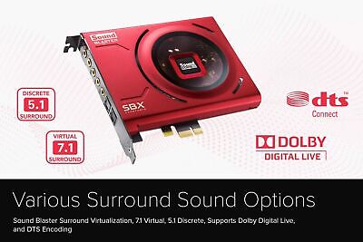 Creative Sound Blaster Z SE Internal PCI-e Gaming Sound Card and DAC, 24-bit ...