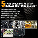 PANGOLIN Timing Chain Kit+ 2 VVT Gear CJ5E6C525AD CJ5E6C524AD without Oil Pum...