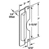 Prime-Line U 9496 Latch Guard Plate Cover Protect Against Forced Entry, Easy ...