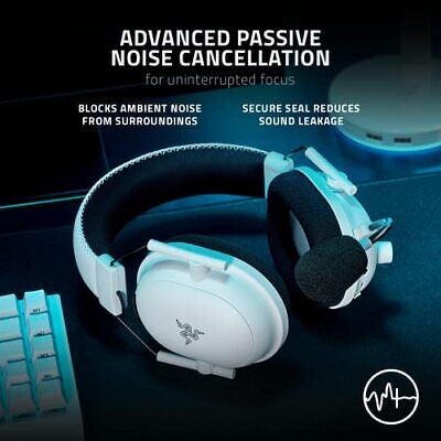 Razer BlackShark V2 Pro Wireless Gaming Headset: THX 7.1 Headset, White