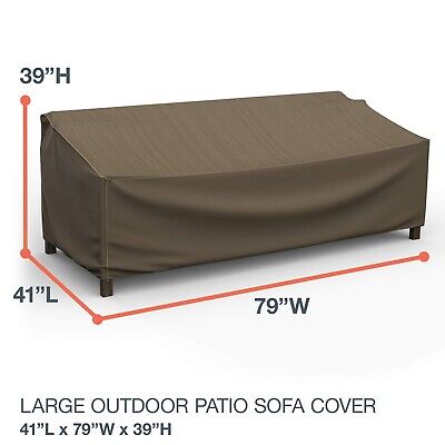 Budge StormBlock Hillside Patio Sofa Cover Premium, Outdoor, Waterproof, Larg...