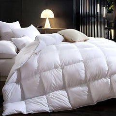 3D Baffle Box Real Down Comforter, 750 Fill-Power Ultra-Soft Down Duvet Inser...