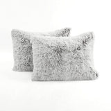 Lush Decor Emma Cozy Soft Fluffy Two Tone Faux Fur Comforter Set, Full/Queen,...