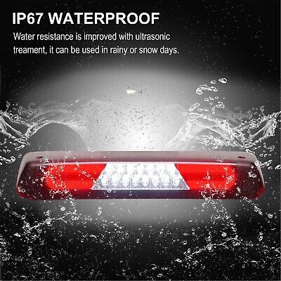 R&F Auto LED Clear Red Lens 3rd Brake Light Replacement for F150 (2004-2008)/...