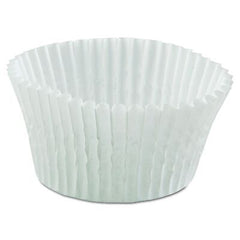 Hoffmaster Fluted Bake Cups, 4.5 Diameter x 1.25 h, White, Paper, 500/Pack, 2...