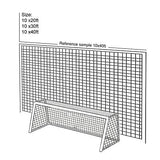 Aoneky Soccer Backstop Net, 10 Ft High, Sports Practice Barrier Net, Soccer B...