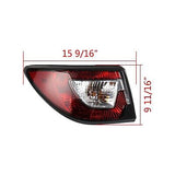 Outer Left Tail Light Turn Signal Lamp Driver Side LH Hand Brake Stop Compati...