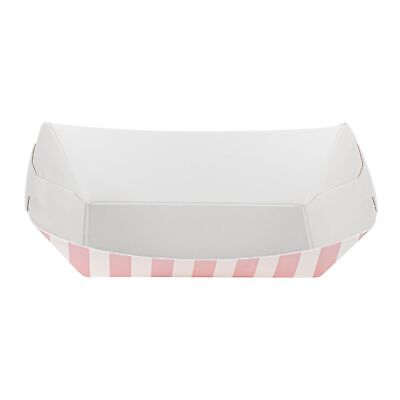 Restaurantware Bio Tek 4 Ounce Paper Boats 400 Disposable #25 Food Trays - PE...