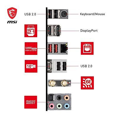 MSI B760 Gaming Plus WiFi Motherboard Intel B760 LGA 1700 ATX