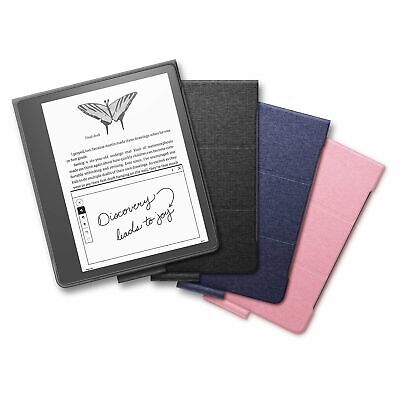 Amazon Kindle Scribe Fabric Folio Cover with Magnetic Attach, Sleek Protectiv...