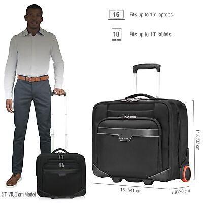 Everki Journey Business Professional 16-Inch Laptop Trolley Rolling Briefcase...