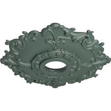 Ekena Millwork CM18RLCBF Riley Ceiling Medallion, 18"OD x 3 1/2"ID x 1 1/2"P,...