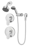 Symmons 6705-1.5-TRM Identity 2-Handle 1-Spray Shower Trim with 1-Spray Hand ...