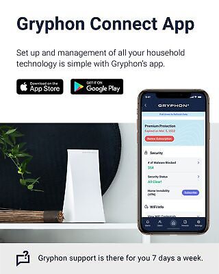 Gryphon Tower Super-Fast Mesh WiFi Router &#8211; Advanced Firewall Security, Pa