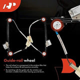 A-Premium Electric Power Window Regulator Without Motor Compatible with Porsc...