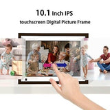 Digital Picture Frame&#65292;JREN 10.1 inch WiFi Digital Photo Frame with HD Tou