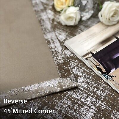 always4u Mocha Soft Velvet Curtains 108 Inch Length Long Luxury Bedroom Curta...