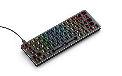 Glorious Custom Gaming Keyboard - GMMK 60% Percent Compact Barebone - USB C W...