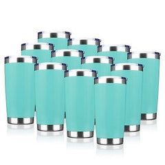 20oz Tumbler Bulk Stainless Steel Vacuum Insulated Tumblers with Lid Double W...