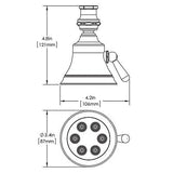 Speakman S-2254-BN Anystream 3-Setting Showerhead for Stylish Bathroom D&#233;co