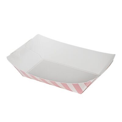 Restaurantware Bio Tek 4 Ounce Paper Boats 400 Disposable #25 Food Trays - PE...