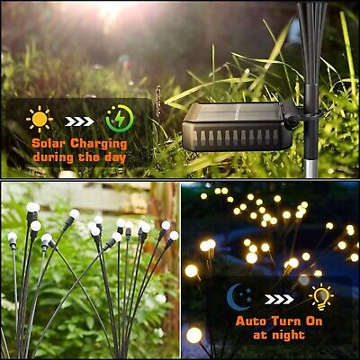 Arily Solar Powered Firefly Lights Outdoor 10 Pack Solar Firefly Lights Outdo...