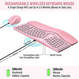 MK960 Ergonomic Wireless Keyboard Mouse Combo, Bluetooth/2.4G Split Design Ke...