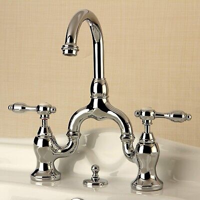 Kingston Brass KS7991TAL 4 5/8" in Spout Reach Bridge Lavatory Faucet with Br...