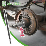 10L0L Golf Cart Driver Side Rear Spline Axle Shaft Fits EZGO RXV Electric 200...