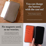 hanatora - Japan iPhone13Pro Flip case with Card Holder Genuine Leather Phone...