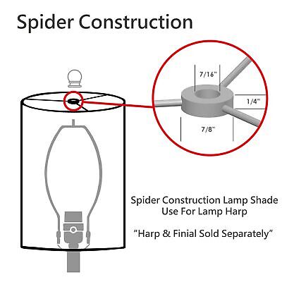 Aspen Creative 31106, Transitional Drum (Cylinder) Shaped Spider Construction...