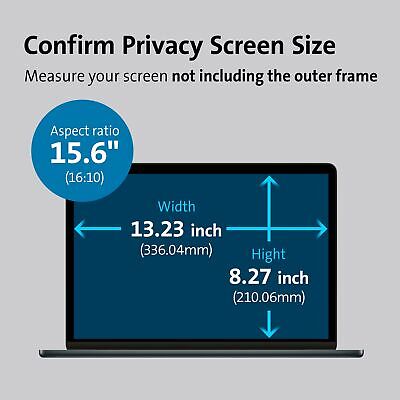 Kensington MagPro&#8482; Magnetic Laptop Privacy Screen 15.6 inch, Removable 16: