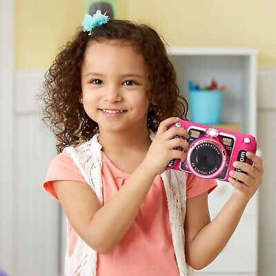 VTech KidiZoom Duo DX Digital Selfie Camera with MP3 Player, Pink